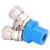 3Pcs 3Way Air Quick Coupling CType Round Tee Pneumatic Connector Hose Fittings Coupler Tool