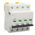 Miniature Circuit Breaker PA66 Flame Retardant Housing 4P Automatic Circuit Breaker for Commercial Building AC 400V 6A