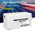 80mm Label Printer Wireless Desktop Thermal Printing Machine USB+BT Connection Support 1D 2D Barcode 40-80mm Print Width for Shipping Tags Business Restaurant Kitchen Supermarket Home Office Retail Store