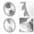 165mm 24 Teeth Bore Diameter 20mm Circular Saw Blade for Wood Cutting