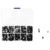 300Pcs Nut Bolt Assortment Kit Cylinder Head M3 Hex Nuts Spring Washer Carbon Steel Fasteners