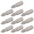 10Pcs 25mm Cross Screwdriver Bits S2 Alloy Steel NonSlip Magnetic Bits for Electric Hand Drill