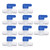 10 Pcs Inline Ball Valve Mini Water Tube Shut Off Switch Quick Connect Fitting Accessory for Water Purifier 1/4inch