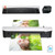 SL299 Laminator Machine Set A4 Size Hot and Cold Lamination 2 Roller System with 20 Laminating Pouches Paper Cutter Corner Rounder ABS Button for Home Office School Supplies
