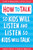 How to Talk so Kids Will Listen and Listen so Kids Will Talk