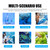 Chlorine Testing Pen 4-in-1 Water Chlorine Content Measuring Pen Swimming Pool Chlorine Measuring Instrument Water Chlorine ORP H2 Temperature Tester