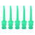 10pcs J.30007 Multimeter Test Hook Clip Soldering Electronic Test Hook for Voltage Testing Routine Circuit TestingGreen