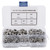 700pcs M3-M8 Combination Box Stainless Steel 304 External Toothed Washer Kit