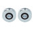 2 Pcs Pulley Wheel 40mm Outer Diameter 8mm Center Hole Diameter Alloy Steel Pulley Rolling Bearing Wheel