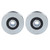 2 Pcs Pulley Wheel 40mm Outer Diameter 8mm Center Hole Diameter Alloy Steel Pulley Rolling Bearing Wheel