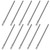 10Pcs Screwdriver Bit Electric 5mm Hex Strong Magnetic Hardened Hardware Hand Tool S1/4 150mm