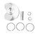 Gasoline Piston Kit Circlip Pin Ring Assembly Generator Replacement Accessories 188F