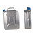 Household Gasoline Tank 2.6 Gallon Aluminum Fireproof Fuel Container Portable Gasoline Can