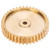 Spur Gear Brass 40 Tooth for Servo 25 Tooth Spline 0.8 Mod Industrial Robot Part 4305‑0025‑0040