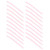 20Pcs Spiral Binding Coils 30 Sheet ABS Plastic Spiral Binding Spines for Stationery Work Pink