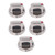 5Pcs Gas Stove Knob Cover Control Dial Knobs Stainless Steel for DG64‑00472A DG64‑00473A