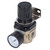 G3/8 Air Pressure Regulating Valve Pneumatic Filter Regulator with Gauge 0.05‑0.85MPa AR3000‑03