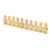 100Pcs G1/8 Pneumatic Muffler Solenoid Valve Brass Silencer Long Head Industrial Components
