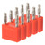5PCS Double Row Banana Plug Connector Nickel Plated Copper 2 Way Dual Banana Plug for Speaker WiresRed