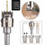 Bead Drill Tools Alloy Steel Buddha Bead Drill Tool Durable Woodworking Drill Tool