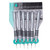 6Pcs Slot Screwdriver Hand Disassembly Repairing Tool 25mm for Electronics with Rubber Ring1.0-