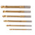 6 Pcs Spiral Saw Drill Bit 3 To 8mm HSS Serrated Side Cutting Drill Bits for Wood Metal Plastic