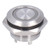 5Pcs Momentary Push Button Switch Metal Auto Reset Ultra Thin Waterproof with LED 16mmAC220V White