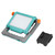 Rechargeable Work Light Portable Folding Led Working Lights for Milwaukee Outdoorfor BL1830‑BL1860 BL1430‑BL1460 Interface