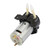 D-2 2*4mm DC 12V DIY Peristaltic Liquid Pump Dosing Pump for Laboratory Analytic(Black)