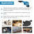 Rechargeable 2-in-1 Blowing and Suction Leaves Dust Collector High Power Cordless Electric Air Blower Multifunctional Portable Vacuum Cleannig Blower Home and Car Cleaning Accessory