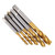 5 pcs Flute Tap Titanium Plated HSS Spiral Tapping Flute Screw Tap Bits M3-M8 Kit