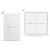Tuya Wifi Intelligent Home Switch SpringBack Light Switch Voice Control APP Wireless Remote Control Switch Compatible with Alexa and  Assistant