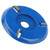 Electric Wood Carving Tools Angle Grinder Tungsten Steel Blade Cutter Shovel Accessory3-Tooth Arc Blade Blue