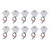10 Pcs Stepper Motor 10cm Wire Length Large Torsion Small Stepping Motor for Circulating Fan Air Conditioner DC 5V