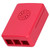 Case for Raspberry Pi 4B ABS Shell Heatsink Simple Removable Top Cover Protective EnclosureRed