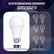 Tuya BT Intelligent Light Bulb Brightness and Color Adjustable Lamp E27 Light Bulb Compatible with Alexa and  Assistant