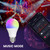 Tuya BT Intelligent Light Bulb Brightness and Color Adjustable Lamp E27 Light Bulb Compatible with Alexa and  Assistant