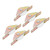 5Pcs Pulley Single Wheel Standard Smoothly Sliding Low Noise Window Pulley for Sliding Door Cabinet 30mm