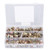 160Pcs Spring Hose Clamp 8 Types 6‑17mm Spring Band Type Clip Fastener Assortment for Fixing