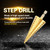 3Pcs High Speed Steel Step Cone Drill Bit Hex Shank Titanium Plating Drill 4-12/4-20/4-32mm