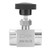 Stainless Steel BSPP Female Thread Straight Needle Valve for Water Gas Oil Transmission(Type D)