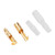 200PCS 4.0MM Terminal Connector Car Electrical Wire Connector Gold Industrial Supplies