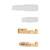 200PCS 4.0MM Terminal Connector Car Electrical Wire Connector Gold Industrial Supplies
