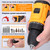 Geevorks 16.8V Cordless Driver Drill Household Brushless Motor Electric Screwdriver Regulation Rotation Ways Adjustment Lithium Drill Home Improvement Power Tool