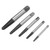 5Pcs High Quality Chrome Vanadium Steel Damaged Bolt Screw Extractor Remover