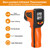 NJTY Infrared Thermometer Non-Contact Digital Temperature Gun -50°C~400°C (-58°F~752°F) with Emissivity Function IR Thermometer for Industrial, Kitchen Cooking, Automotive, Not for Human Body Temp