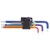 9Pcs Hex Wrench Set Steel Ball Head Colorful Extension L Shape Repairing Hand Tools