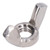 50Pcs Wing Nuts Assortment Kit 304 Stainless Steel Nut Replacement DIN 315 Hardware PartsM6