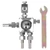 Mini Automatic Spray Gun Stainless Steel Paint Sprayer for Agriculture Garden ST‑6 1.0mm