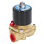 Solenoid Valve Brass Electric 2 Way 1/2in Normally Closed for Water Air Gas Fuel Oil AC220V